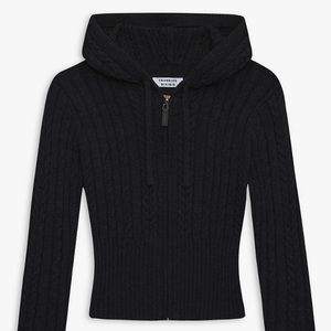 Frankie’s Bikinis Cable Knit Hoodie